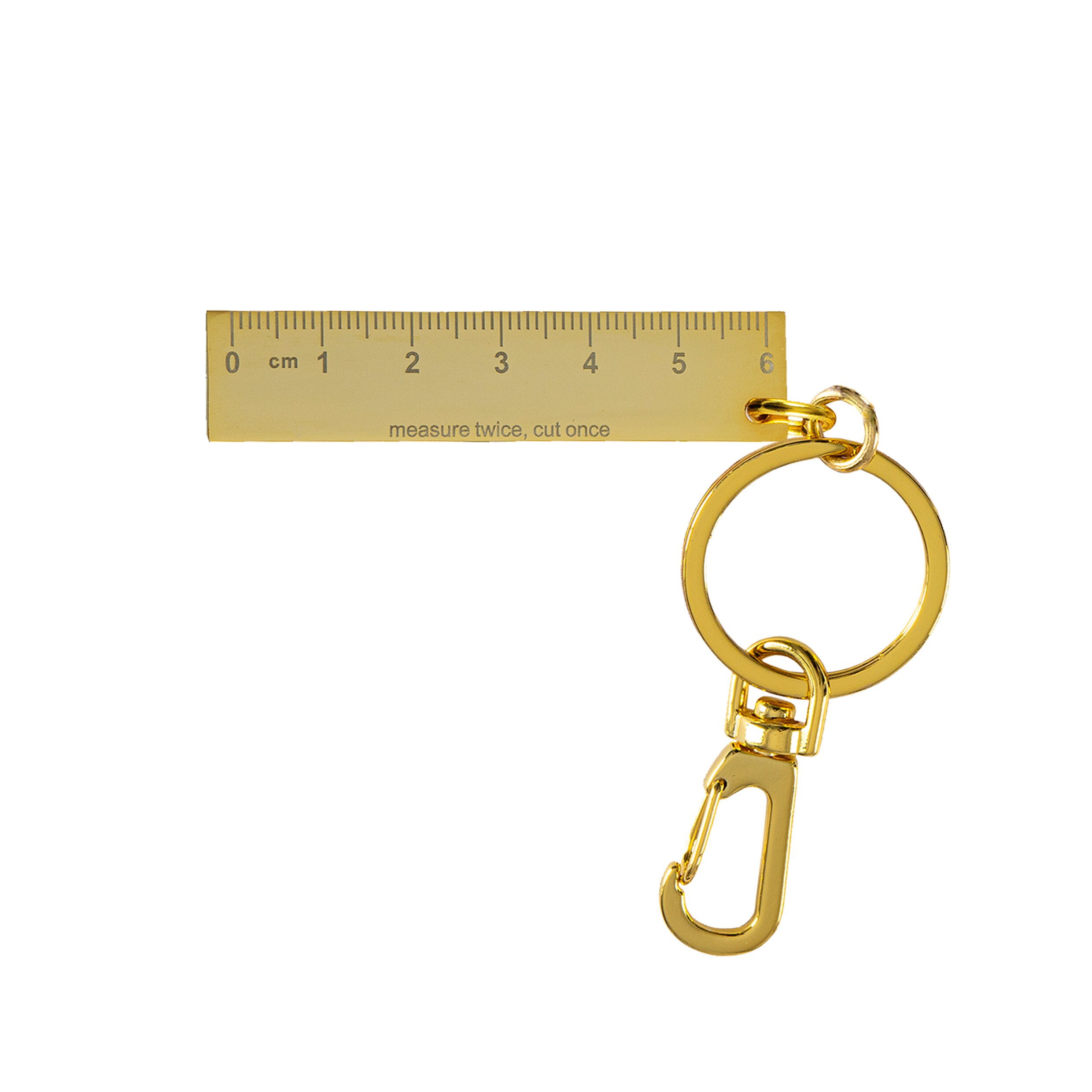 Ruler Keychain Functional Keychain Metal Ruler Fun Key Etsy