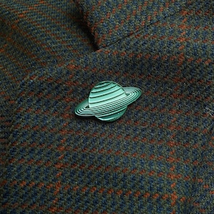 Planet Enamel Pin - Space Pin - Cute Pin Badge - Travel Lover Pin - Space Travel Pin