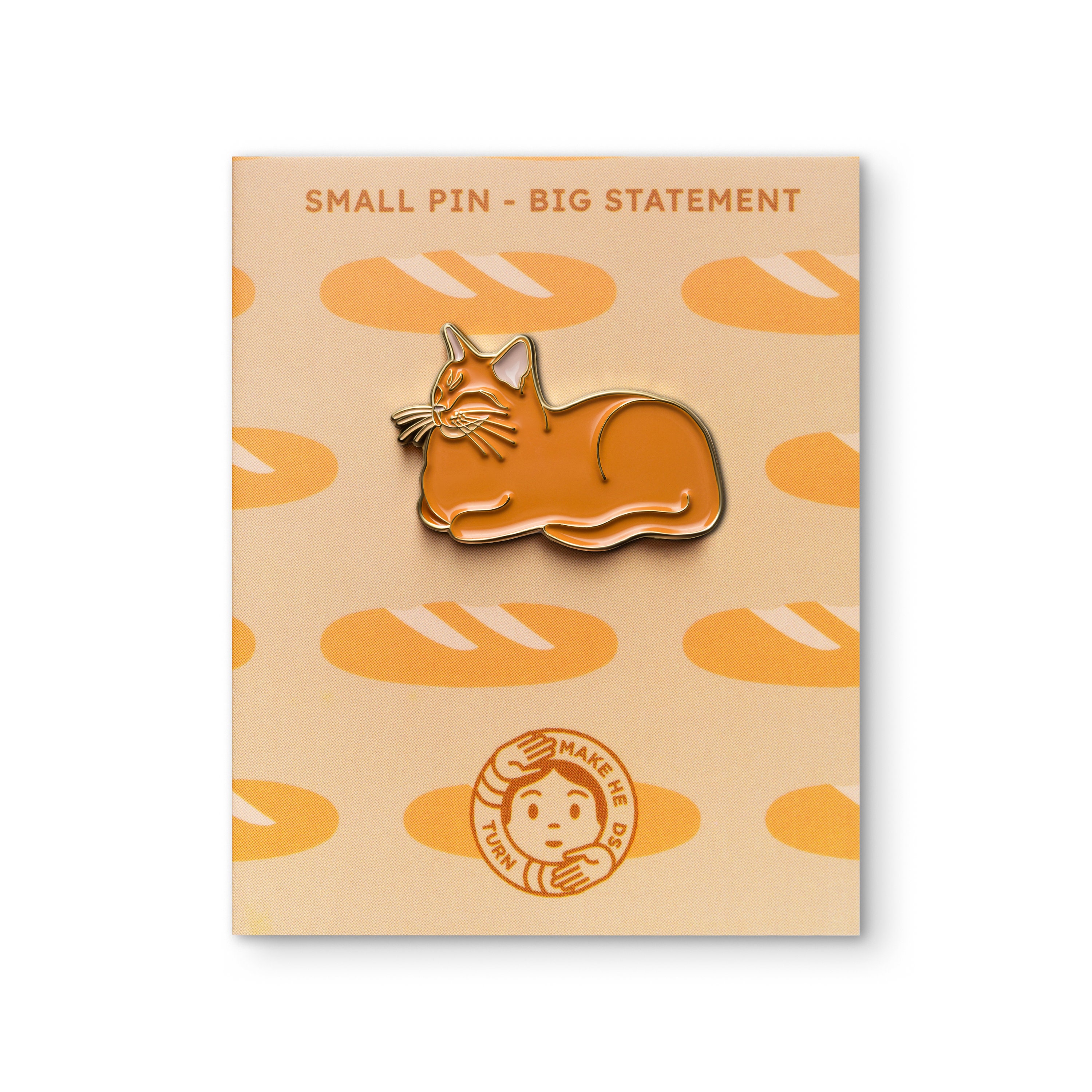 Cat Loaf Pin - Enamel Pin - Cute Pin Badge - Cat Lover Pin - Funny ...