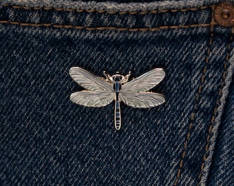 Dragonfly Enamel Pin - Cute Insect Pin Badge - Nature Inspired Lapel Pin - Whimsical Garden Accessory - Dragonfly Lover Gift