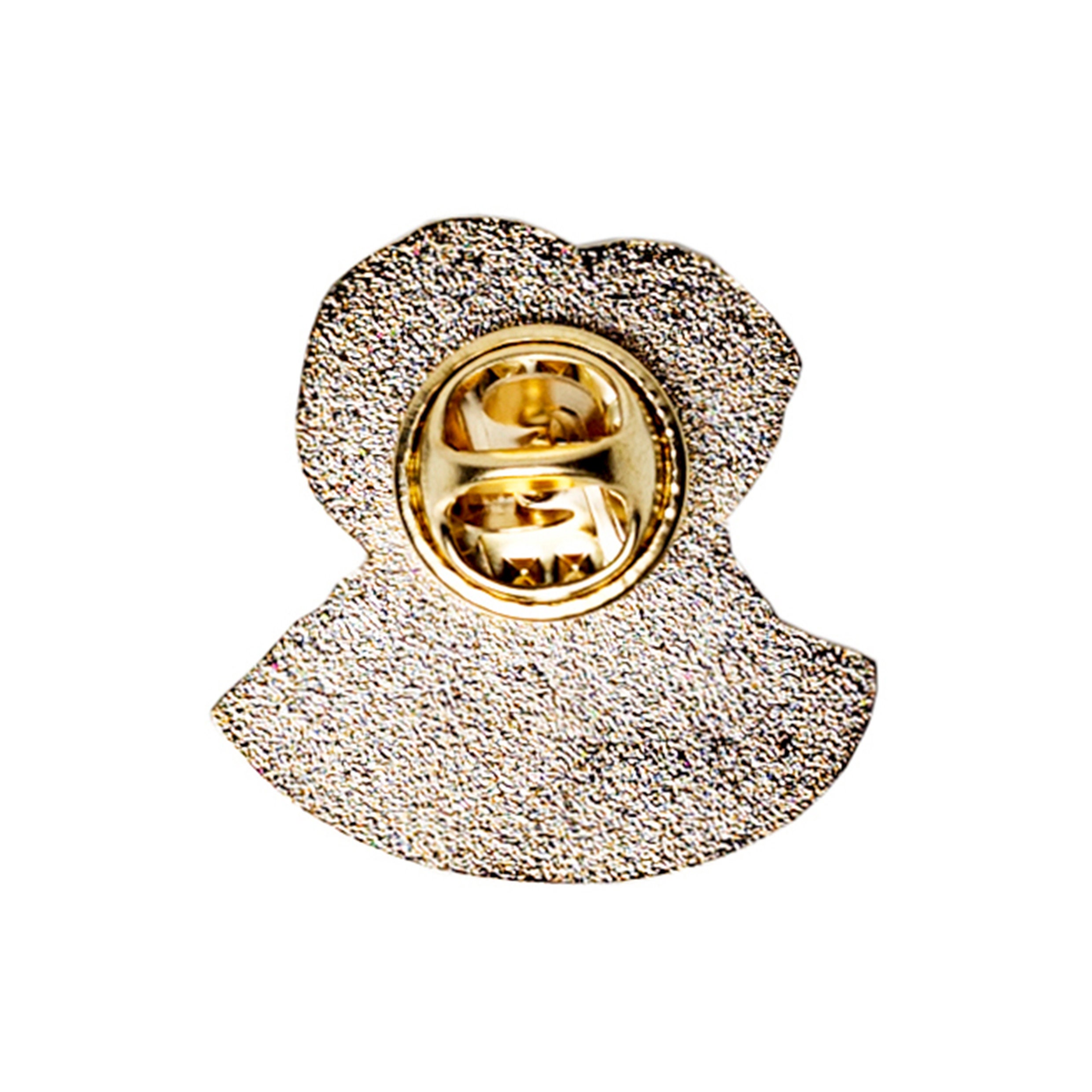 Golden Letter C Enamel Pin Alpbabet Lapel Pin Gold Letter Etsy