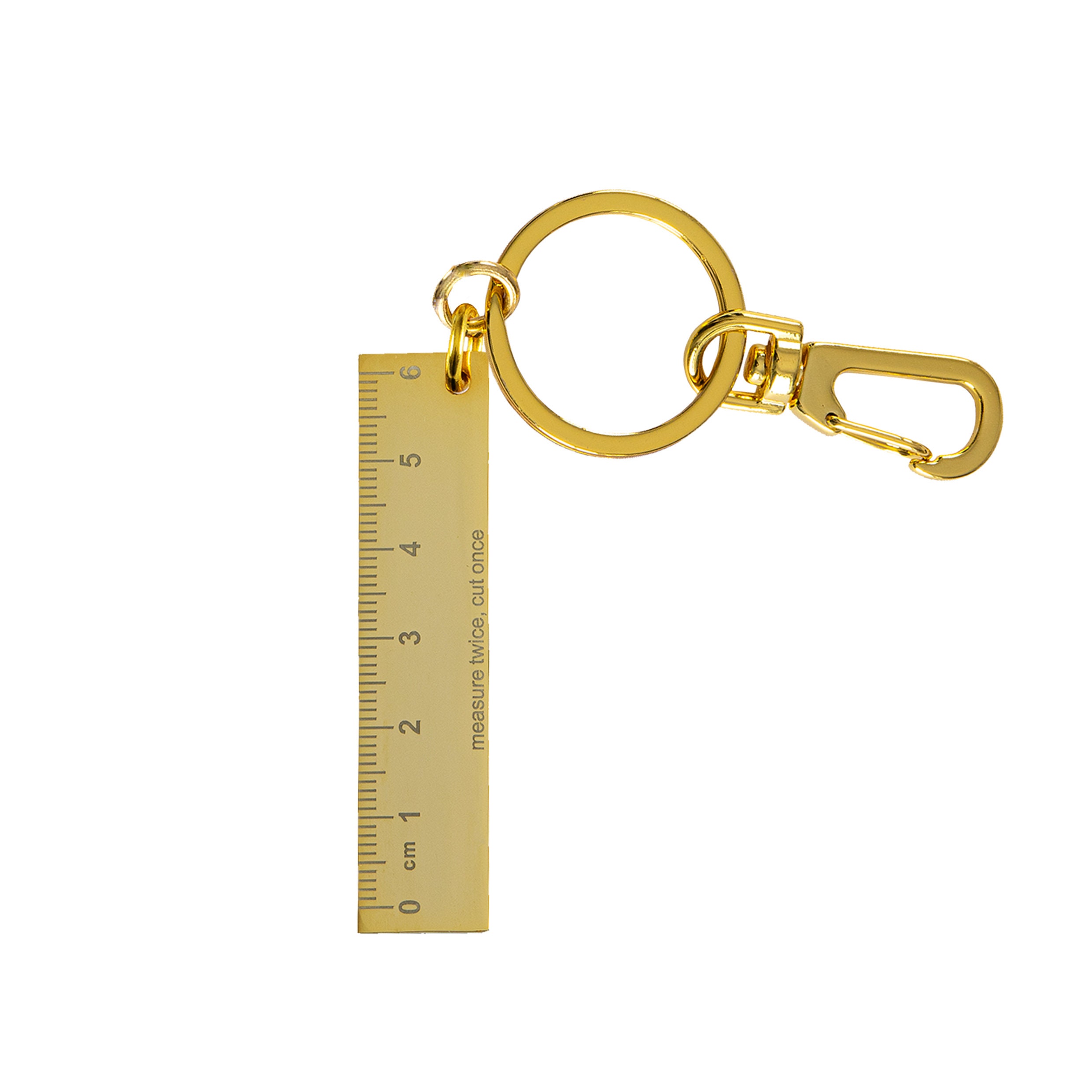 Ruler Keychain Functional Keychain Metal Ruler Fun Key Etsy