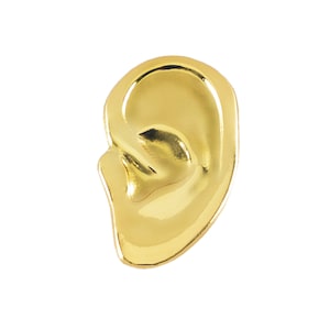 Ear Pin Enamel Pin Vincent Van Gogh Ear Pin Van Gogh Pin Badge Ear Lapel Pin 3D Ear Pin image 6