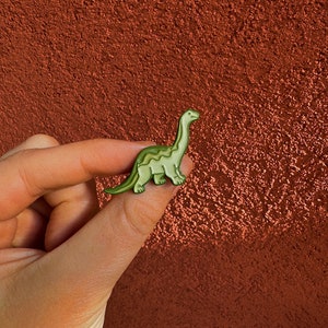 Dino Pin - Dinosaur Enamel Pin - Cute Animal Lapel Pin - Adorable Gift Pin - Animal Lover Gift