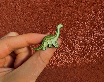 Dino Pin - Dinosaur Enamel Pin - Cute Animal Lapel Pin - Adorable Gift Pin - Animal Lover Gift
