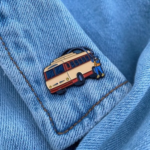 トロリーバスピン - エナメルピン - ビリニュスピン - かわいいギフト - バスピン