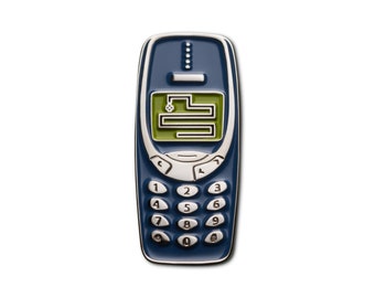 Snake Game Nokia 3310 Enamel Pin Brick Phone Enamel Pin 