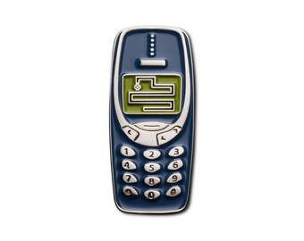 Snake Game Nokia 3310 Enamel Pin Brick Phone Enamel Pin 