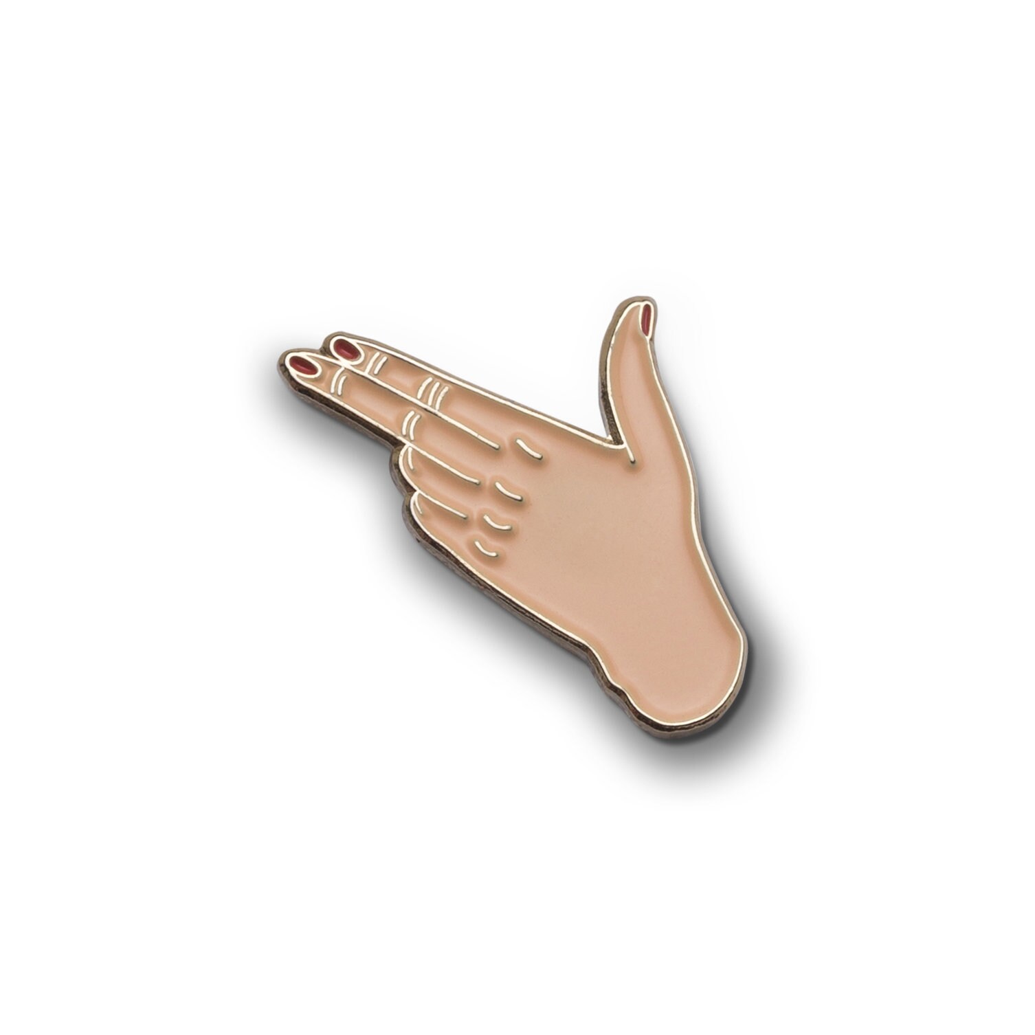 Finger Gun Enamel Pin Finger Pistol Lapel Pin Finger Gun Etsy