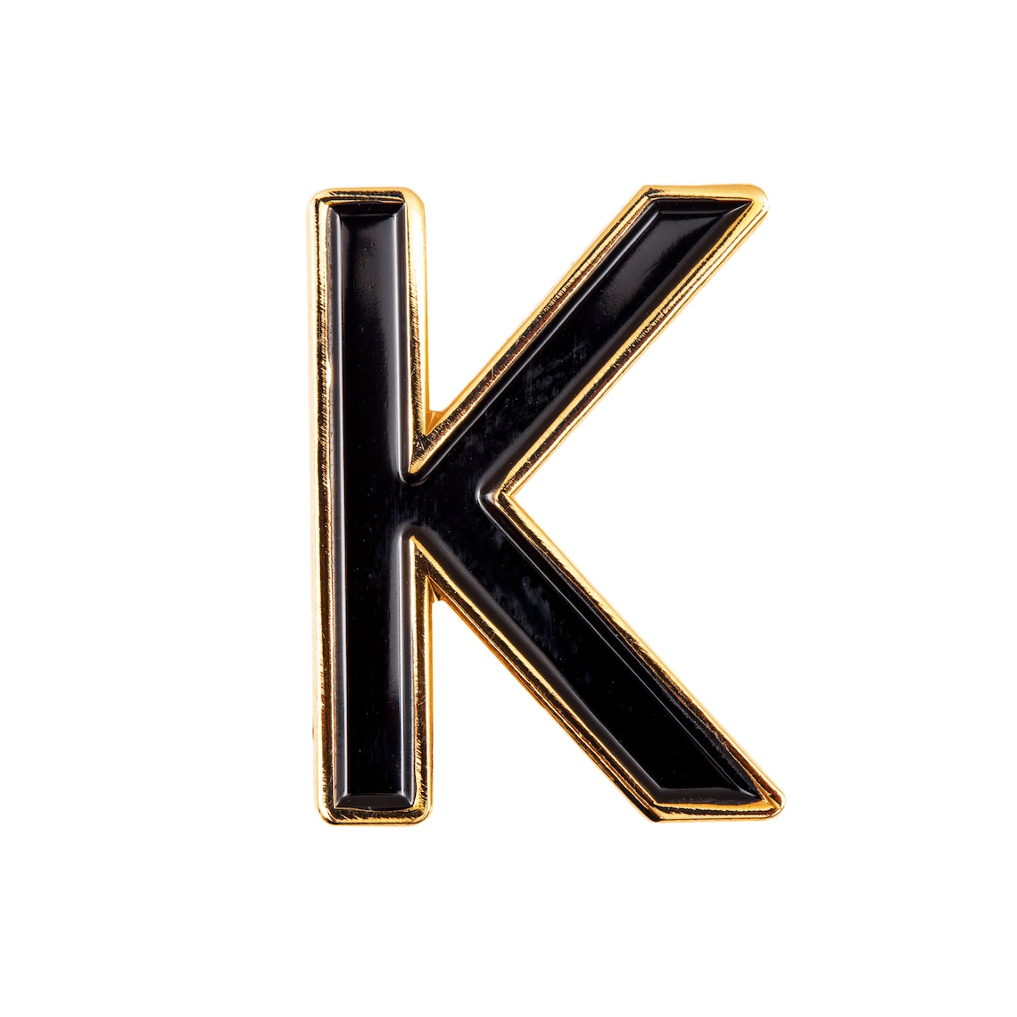 Enamel Letter K Pin Alphabet Pins Lapel Pins AZ Letter Etsy