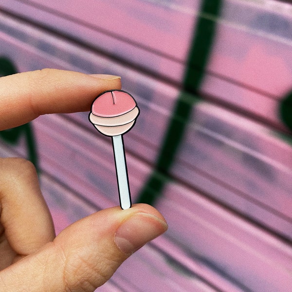 Lollipop Enamel Pin - Penis Lapel Pin - Sex Pin - Penis Bonbon Pin - Pride Pin - Unique Pin - Pride Gift - LGBTQ Gift