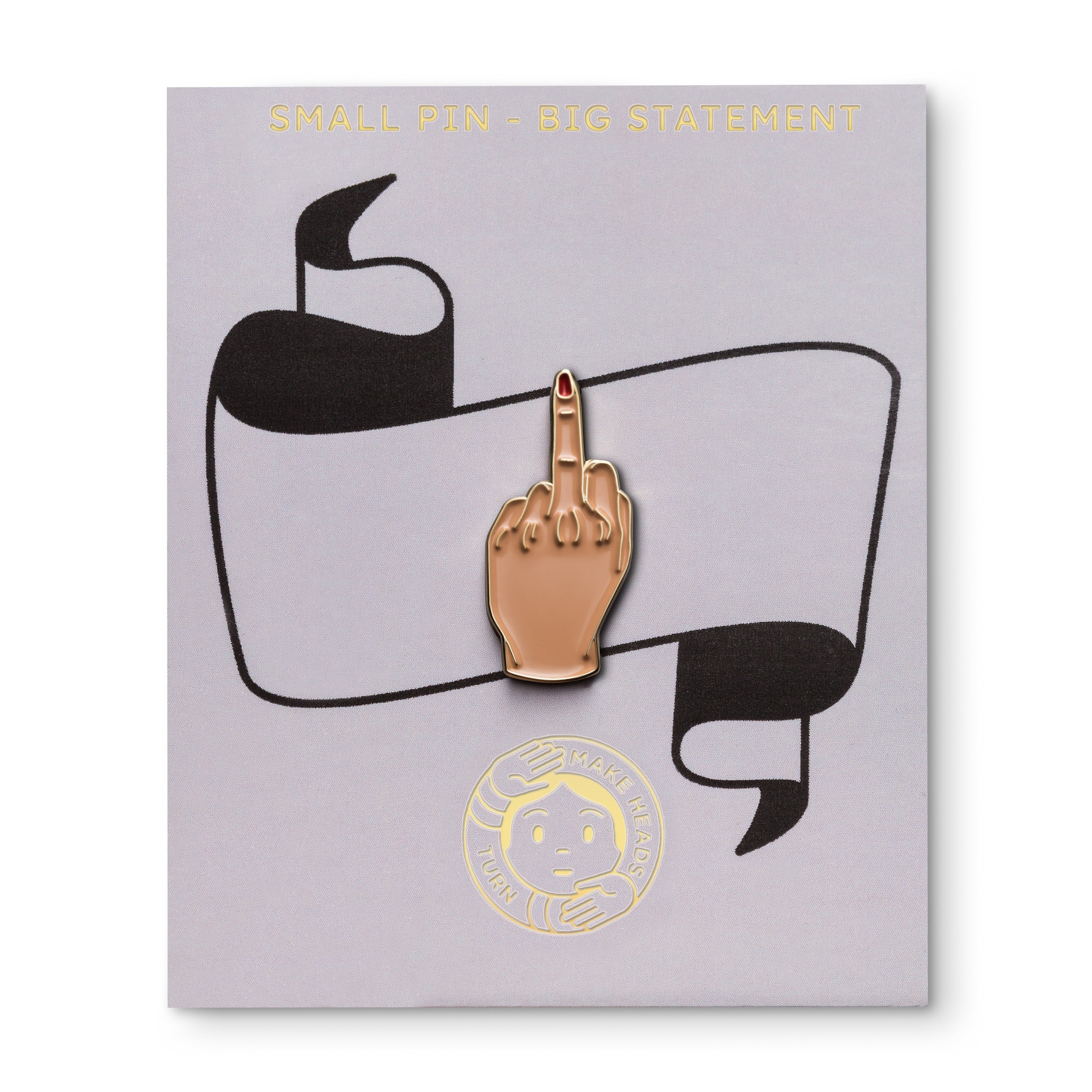 Middle Finger Enamel Pin Middle Finger Lapel Pin Statment Etsy UK