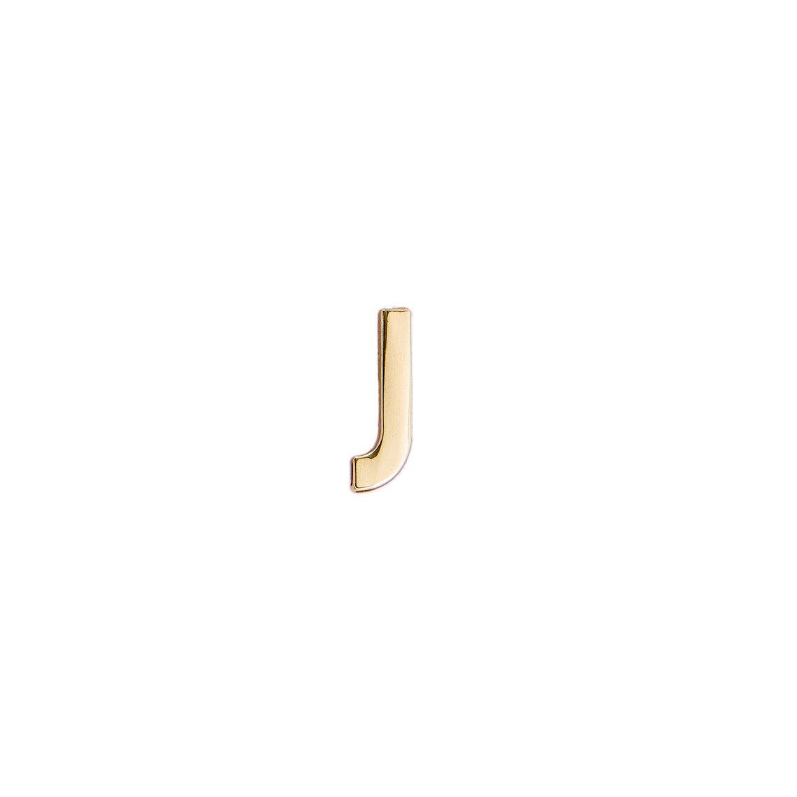 Golden Letter J Pin Alphabet Pins Lapel Pins AZ Letter Etsy