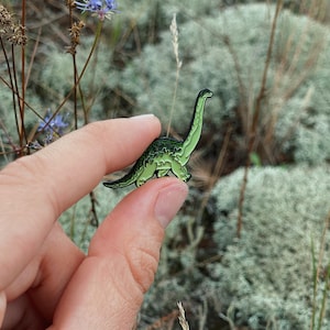 Dino Pin - Dinosaur Enamel Pin - Cute Animal Lapel Pin - Adorable Gift Pin - Animal Lover Gift