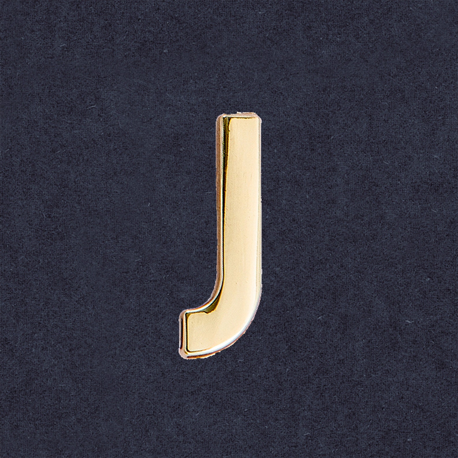Golden Letter J Pin Alphabet Pins Lapel Pins AZ Letter Etsy