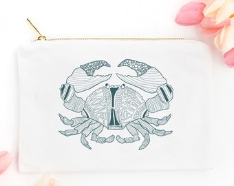 Crab Cancer Inspired Cosmetic Bag