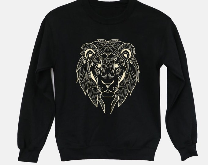 Leo Lion Crew Neck Sweatshirt