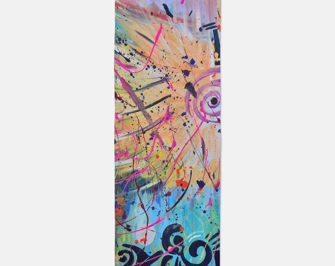 Abstract Art Painting Yoga Mat Towel