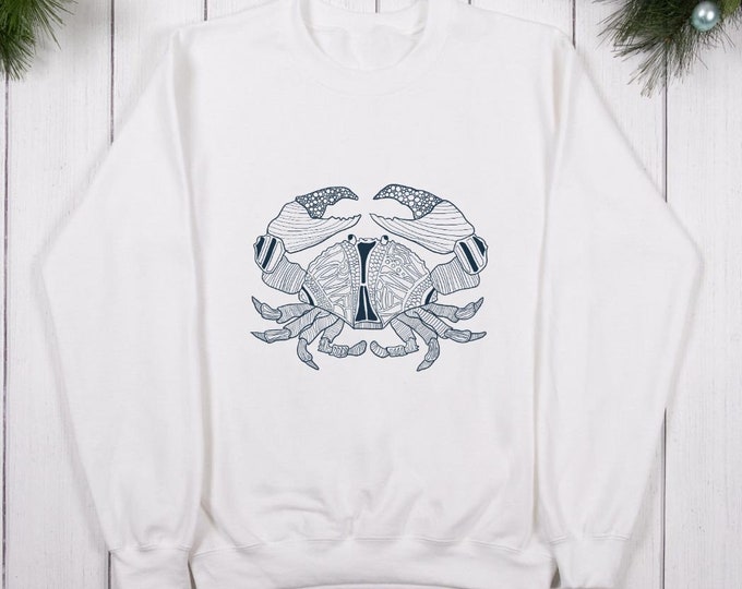 Crab- Maryland- Zodiac (all signs available) Crew Neck Sweatshirt