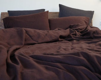 Combine comfort and luxury with our linen duvet covers and sets. brown duvet cover etsy