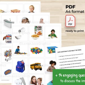 3-step Sequencing Exercise Daily Activities for Kids 12 Educational ...
