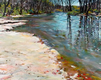 Springtime on Lick Creek.    Giclee prints from my original