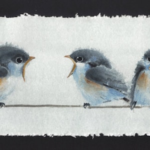 Wanna Bitch.  paintings of chickadees bird art bird paintings wildlife art songbirds bird feeders!