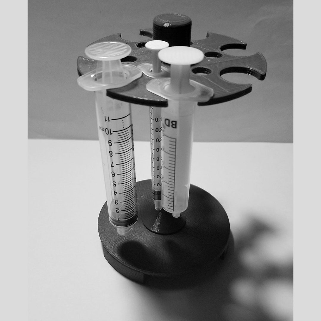 Syringe Holder Rotating Lazy Susan Etsy