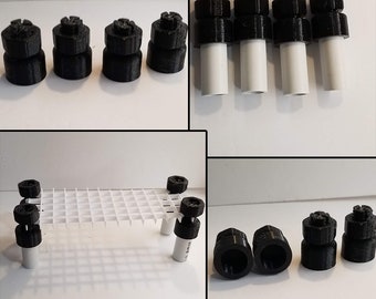 PVC Mounted Egg Crate Adapters – Pack of 4