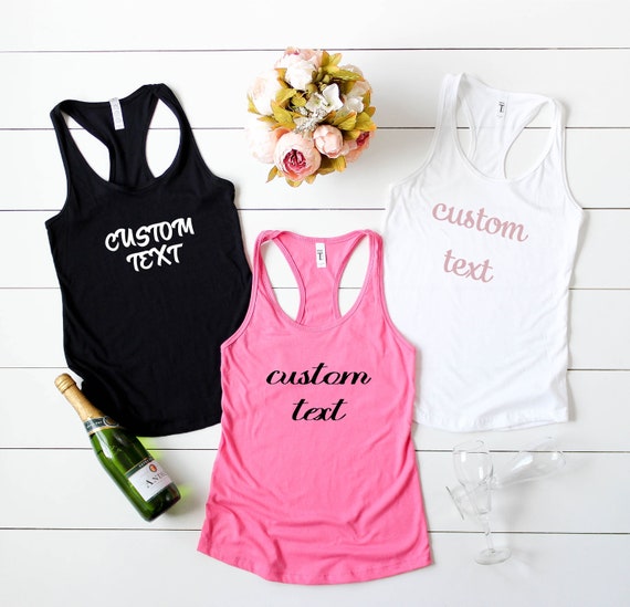 Custom Tank Top for Women Personalized Tank Tops Etsy