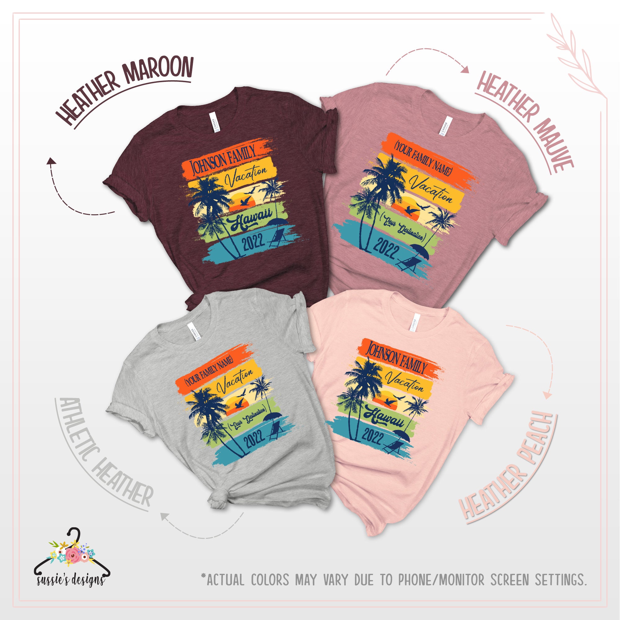 Custom Vacation Shirt Family Matching Vacation Shirts - Etsy