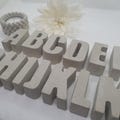 Decorative Letters, Concrete Letters, Lettering, Concrete, Letter, Ornament, Concrete Letters, Craft Letters, Desired Name, Personalized product logo