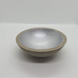 Decorative Bowl Concrete Bowl Silver Bowl Decoration Jewelry Bowl