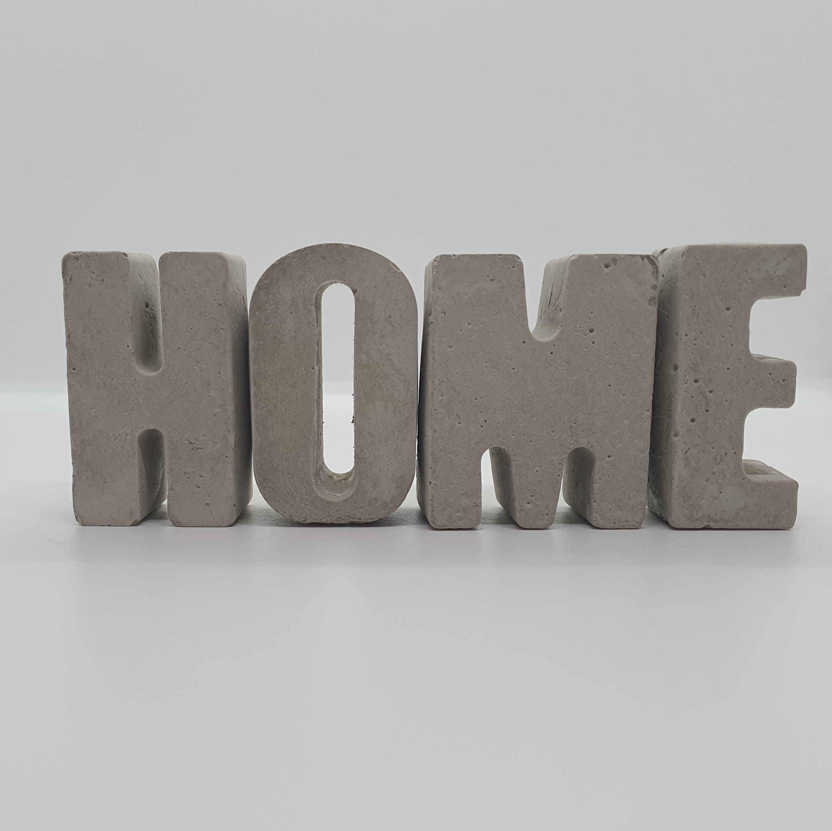 Letters Lettering HOME Concrete Decoration Letter Concrete Etsy UK