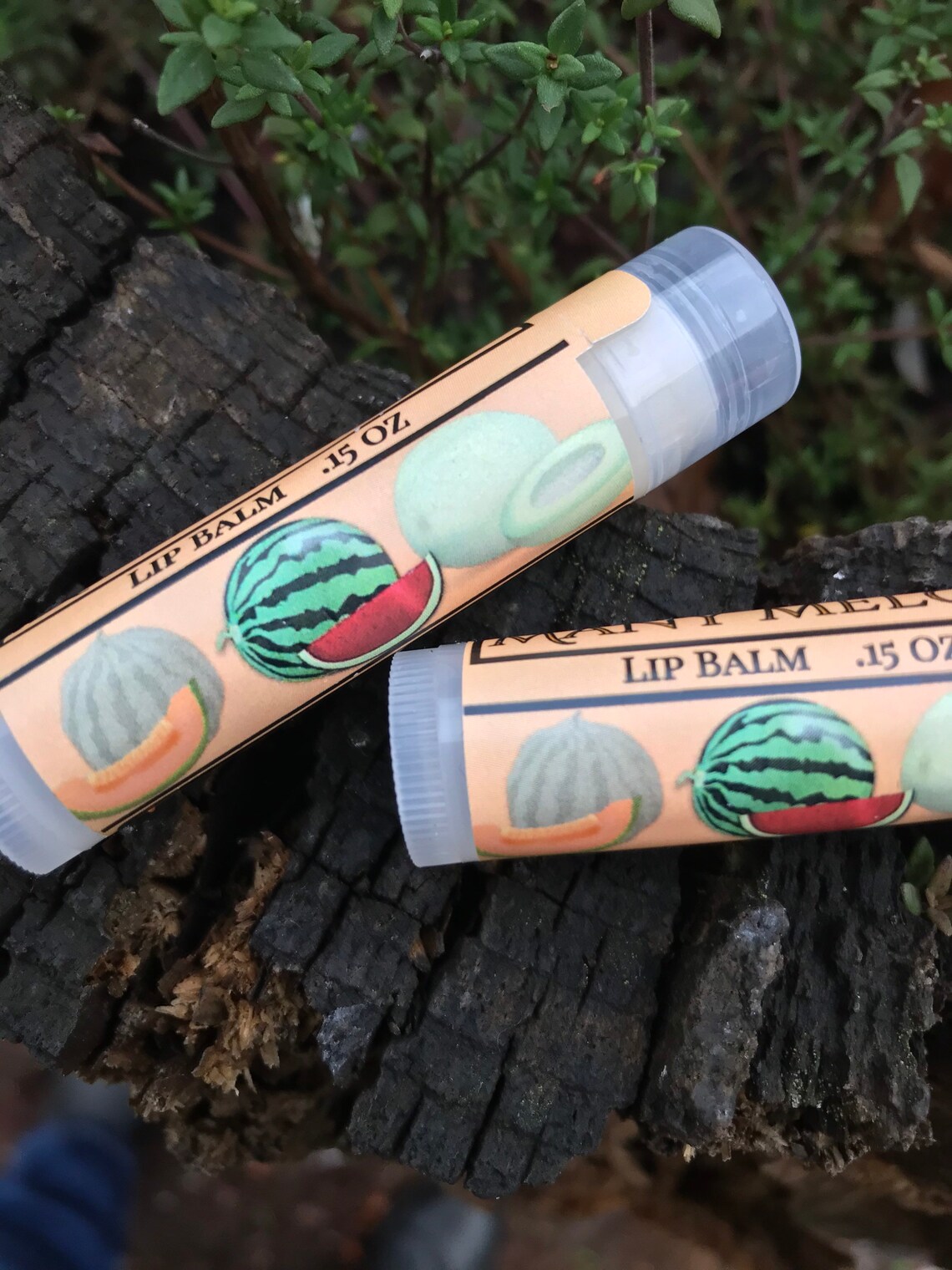 Melon Lip Balm Natural Lip Balm Valentine Gift Etsy