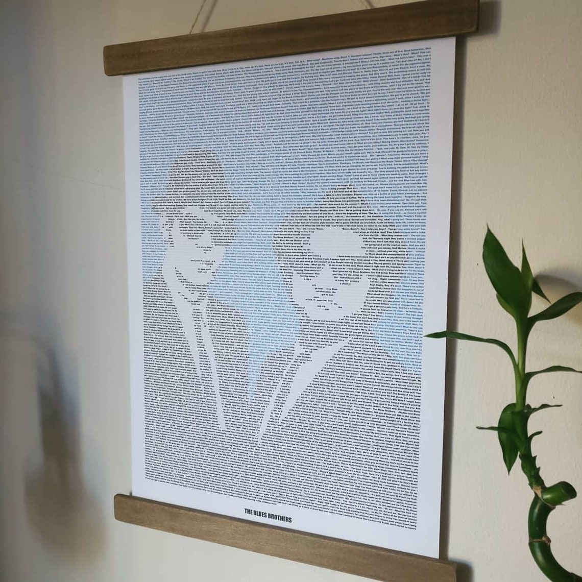 Blues Brothers Movie Script Poster Unique Posters With a Twist Great