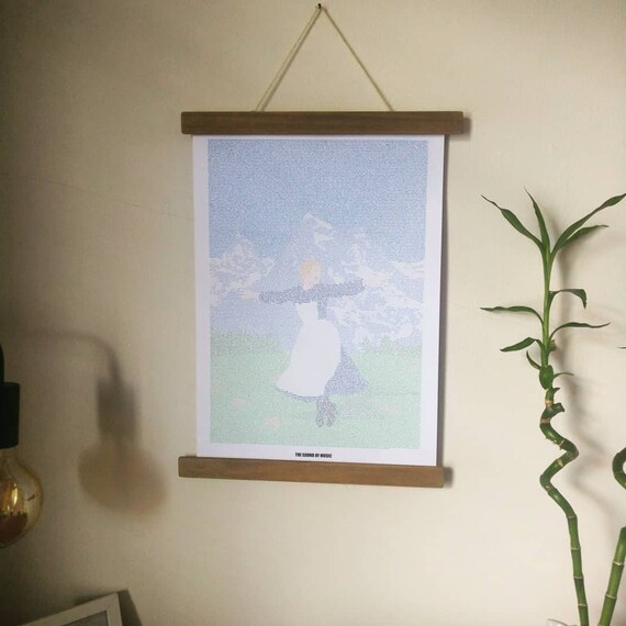 The Sound Of Music Movie Script Poster Unique Poster With Etsy