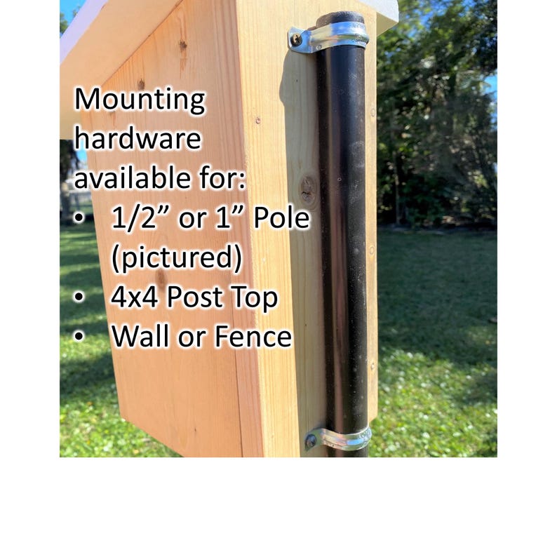 Bluebird House with Video Camera Cedar | Predator Guard | Insulated Weatherproof image 9