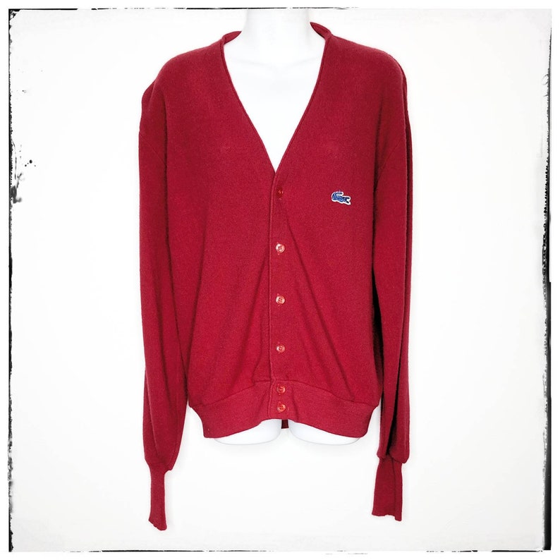 cardigan lacoste vintage