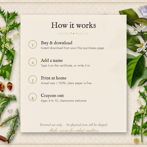 Christmas Activities for Kids Printable, Letter to Santa, Nice List Certificate, Reindeer Food Tags, Mazes, Word Search, Coloring Pages image 6