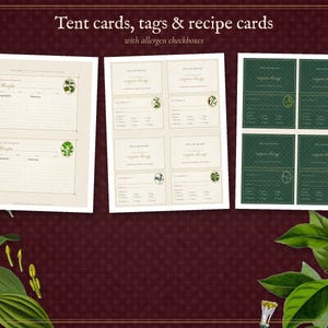 Christmas Cookie Exchange Kit Printable, Cookie Swap Party Invitation, Labels, Recipe Cards and Rules image 4