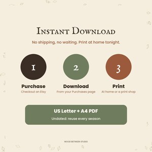 Garden Planner Printable, Vegetable Garden Journal, Planting Calendar, Seed Inventory, Garden Layout, Harvest Log, Botanical PDF image 5