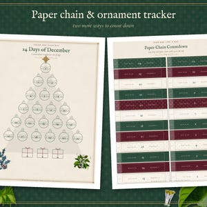 Advent Calendar Printable, 24 Family Christmas Countdown Activity Cards, Kids Holiday Traditions, Instant Download image 5