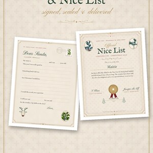 Christmas Activities for Kids Printable, Letter to Santa, Nice List Certificate, Reindeer Food Tags, Mazes, Word Search, Coloring Pages image 7