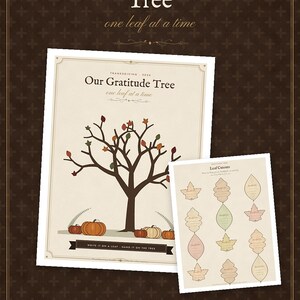 Thanksgiving Printable Table Set and Games, Place Cards, Menu and Family Activities, Instant Download image 8