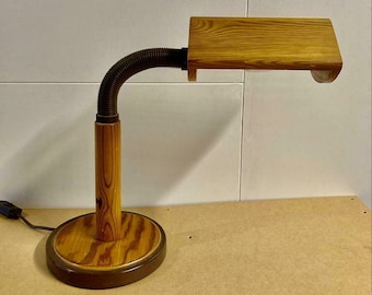 VINTAGE69 - Steinhauer - Table lamp - Wood - Desk lamp - 1980