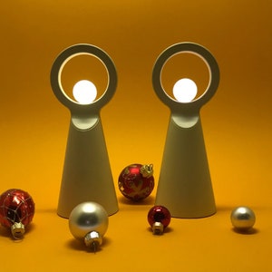 VINTAGE69 - STRALA LED - Ikea - Angel with LED lighting - Decoration - White Christmas angel - Only 1 available