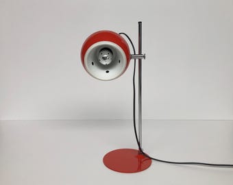 伊70s vintage lamp made in Italy イタリア レトロ VINTAGE69 - Italian Design - Table Lamp - Desk Lamp - Orange