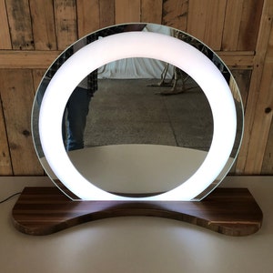 VINTAGE69 - Allibert - Large XL Mirror - Bijzondere vondst - Model 77211 DEKNUDT - 3 Juni 1996 - Spiegel met LED verlichting
