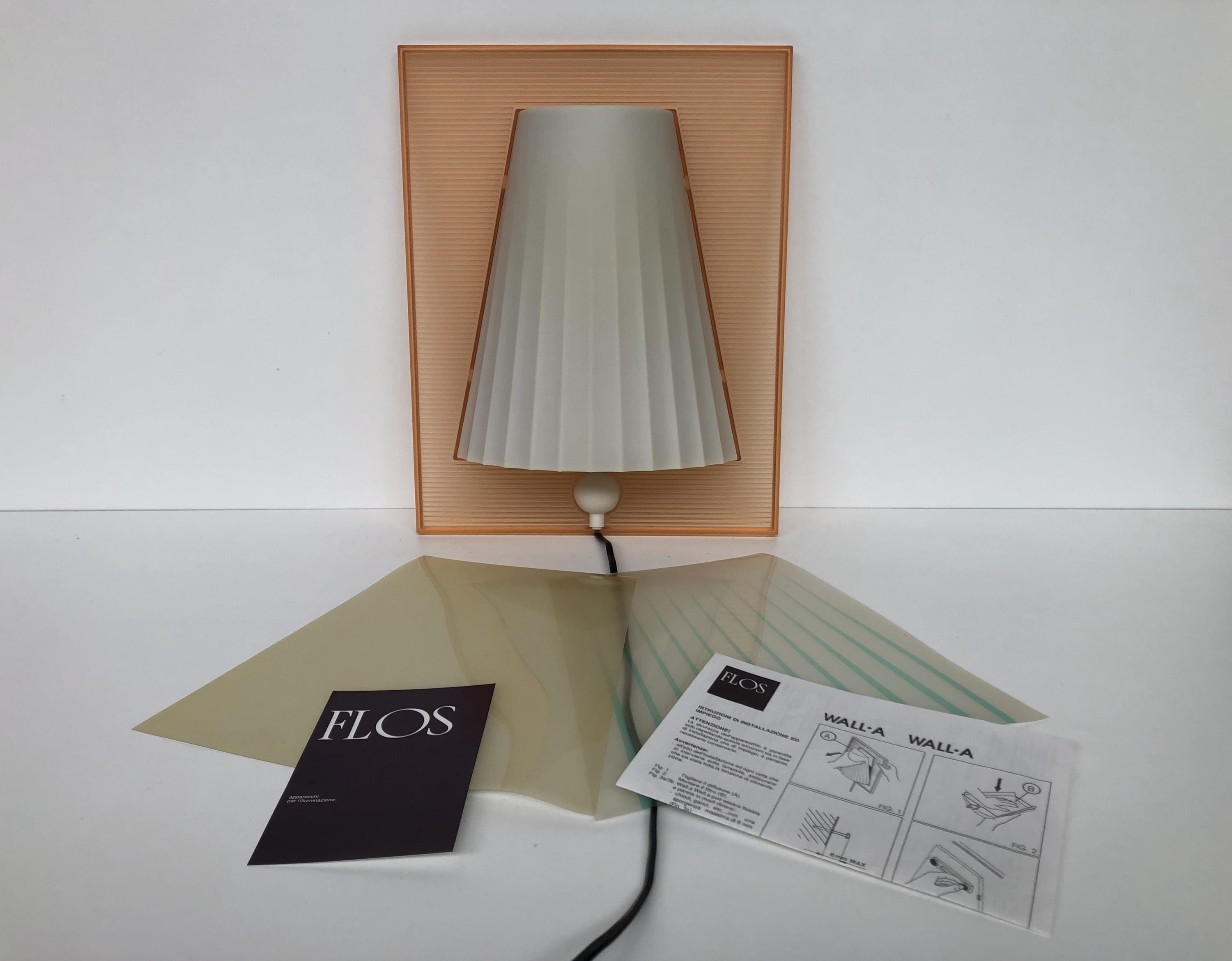 90‘s Walla Wall Lamp by Philippe Starck Flos Lamp 